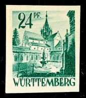 24 Pfg Freimarkenausgabe, Ungezähnt, Tadellos Postfrisch, Mi. 75.-, Katalog: 22U **24 Pfg Postage Stamps... - Andere & Zonder Classificatie