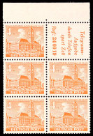 R5+5x4 Bauten-Heftchenblatt Tadellos Postfrisch, Mi. 180.-, Katalog: HBl.8 **R5 5x4 Buildings Stamp Booklet... - Otros & Sin Clasificación