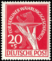 20+5 Pf Währungsgeschädigte Tadellos Postfrisch, Tiefst Gepr. Schlegel BPP, Mi. 120,--, Katalog: 69... - Otros & Sin Clasificación