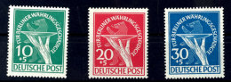 10 Bis 30 Pf., Währungsgeschädigte, 3 Werte Kpl., Postfrisch, Mi. 350,-, Katalog: 68/70 **10 Till 30... - Autres & Non Classés