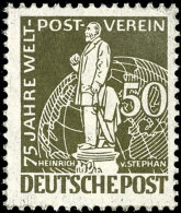 50 Pf Stephan Tadellos Postfrisch, Mi. 180,--, Katalog: 38 **50 Pf Stephan In Perfect Condition Mint Never... - Autres & Non Classés