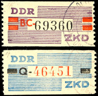 1960, Billets Mit "ungültig"-Stempeln, Tadellos, Mi. 120,--, Katalog: III, IV O1960, Billets With... - Otros & Sin Clasificación