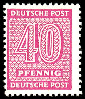 40 Pf. In Type Xwc ** Fotoattestkopie Ströh BPP (für Viererblock) "echt Und Einwandfrei - In Tadelloser,... - Otros & Sin Clasificación