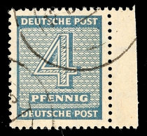 4 Pf. Blaugrau, Gestempelt, Gepr. Ströh BPP, Mi. 150.-, Katalog: 127Xb O4 Pf. Blue-grey, Used, Expertized... - Otros & Sin Clasificación