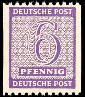 6 Pf. Senkr. Ungezähnt **, RRR!, Gepr. Ströh BPP, Mi. 300.-, Katalog: 121XUs **6 Pf. Vertical... - Otros & Sin Clasificación