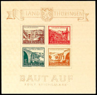 Brückenbaublock Tadellos Postfrisch, Mi. 420,--, Katalog: Bl.4 **Bridges Building Souvenir Sheet In... - Otros & Sin Clasificación