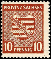 10 Pfg. Siena, Wz Steigend, Mit Fluoreszierender Gummierung, Postfrisch Gepr. Dr. Jasch BPP, Mi. 120.-, Katalog:... - Otros & Sin Clasificación