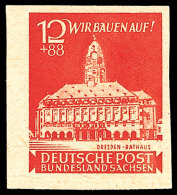 6 Pfg Und 12 Pfg Wiederaufbau, Jeweils Ungezähnt Und Sauber Ungebraucht, Ca. 150.-, Katalog: 64/65U *6 Pfg... - Otros & Sin Clasificación