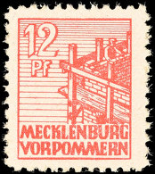 12 Pfg Abschied Lebhaftbraunrot, Tadellos Postfrisch, Gepr. Kramp BPP, Mi. 200,-, Katalog: 36xc **12 Pfg... - Autres & Non Classés