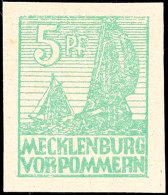 5 Pfg Mittelgrün, Tadellos Postfrisch, Gepr. Kramp BPP, Mi. 240,-, Katalog: 32xb **5 Pfg Medium Green, In... - Andere & Zonder Classificatie