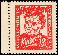 12 + 28 Pfg Kinderhilfe Dunkelrosa Tadellos Postfrisch, Gepr. Kramp BPP, Mi. 80.-, Katalog: 28b **12 28 Pfg... - Autres & Non Classés