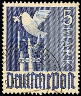 5 Mark Taube Dkl.lilaultramarin, Gestempelt, Gepr. Schlegel BPP, Mi. 100,-, Katalog: 962a O5 Mark Dove Dklein... - Otros & Sin Clasificación