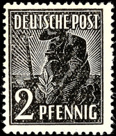 2 Pfg Arbeiterserie, Abart "ohne Wasserzeichen", Tadellos Postfrisch, Signiert, Mi. 150.-, Katalog: 943Z **2... - Otros & Sin Clasificación