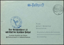 Auschwitz: 1942, SS-Feldpost-Vordruckbrief "Der Reichsführer SS Und Chef Der Deutschen... - Otros & Sin Clasificación