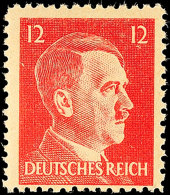 12 Pf Hitler Tadellos Postfrisch, Fotokurzbefund Pieles BPP: "einwandfrei", Mi. 50.- Attest/Certificate:... - Otros & Sin Clasificación