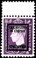 3 D Liquidation Of Empire, Singapore, Tadellos Ungebraucht Ohne Gummi, Wie Verausgabt, Fotokurzbefund Pieles BPP:... - Otros & Sin Clasificación