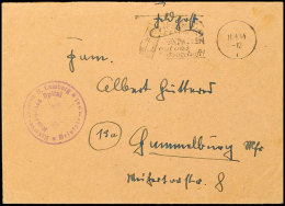 UdSSR: 1944, Feldpostbrief Eines Dt. SS-Mannes Mit Apt. Maschinenstempel Vom 11.4. Und Briefstempel "Res.-Lazarett... - Otros & Sin Clasificación