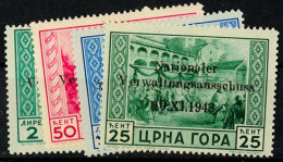 25 C - 2 L Tadellos Postfrisch, Mi. 180.-, Katalog: 10/13 **25 C - 2 L In Perfect Condition Mint Never Hinged,... - Ocu. Alemana: Montenegro