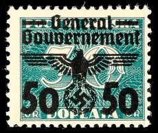 50 Auf 30 Gr. Tadellos Postfrisch, Mi. 50.-, Katalog: 37 **50 On 30 Gr. In Perfect Condition Mint Never Hinged,... - Autres & Non Classés