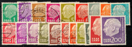 1 - 200 Heuss I Tadellos Gestempelt, Mi. 75.-, Katalog: 380/99 O1 - 200 Heuss I Neat Cancelled, Michel 75.-,... - Otros & Sin Clasificación