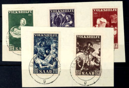 12 Bis 50 F Volkshilfe Tadellos Komplett Auf Briefstücken, Gepr. Ney BPP, Mi. 200,--, Katalog: 309/13 BS12... - Otros & Sin Clasificación