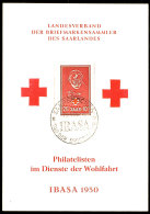 25 Fr. Rotes Kreuz Auf MK Mit SST IBASA Vom 29.4.50, Mi. Lose 80.-, Katalog: 292MK BF25 Fr. Red Cross On MK... - Otros & Sin Clasificación