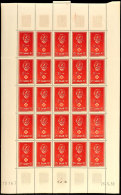 25+10 Fr Rotes Kreuz Im Kompletten Postfrischen 25er-Bogen, Mi. 916,--, Katalog: 292(25) **25 10 Fr Red Cross... - Otros & Sin Clasificación