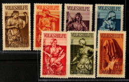 Volkshilfe 1934 Volksabstimmung, Kpl. Unsignierter Postfrischer Luxussatz, Mi. 170,-, Katalog: 199/05 **Peoples... - Otros & Sin Clasificación