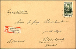 3 Fr. Volkshilfe 1931, Portogerechte Einzelfrankatur Auf R-Brief Mit Entwertung "Saarbrücken * 1 B 11.2.32"... - Otros & Sin Clasificación