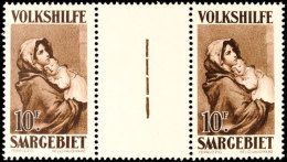 10 Fr. Volkshilfe Als Waagerechtes Zwischenstegpaar Tadellos Postfrisch, Mi. 500.-, Katalog: 141ZW **10 Fr.... - Otros & Sin Clasificación