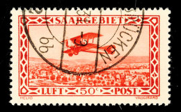 50 C Flugpost Mit Plattenfehler III Tadellos Gestempelt, Gepr. Ney BPP, Mi. 150.-, Katalog: 126IPFIII O50 C... - Otros & Sin Clasificación