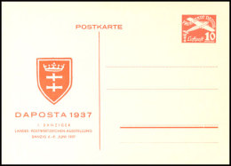 1937, 10 Pfg Privat-Ganzsachenkarte Anlässlich Der DAPOSTA, Tadellos Ungebraucht, Katalog: PP3 BF1937, 10... - Otros & Sin Clasificación