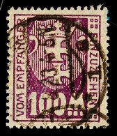 100 M. Tadellos Gestempelt, Gepr. Infla, Mi. 30.-, Katalog: 24X Oo100 M. Neat Cancelled, Expertized Infla,... - Otros & Sin Clasificación