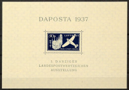 Daposta-Block Mit PF III Tadellos Ungebraucht, Gepr. Gruber BPP, Mi. 100.-, Katalog: Bl.2bIII *Daposta-souvenir... - Otros & Sin Clasificación