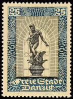 25 Pfg Neptunbrunnen, B-Farbe, Tadellos Postfrisch, Gepr. Gruber  BPP, Mi. 110.-, Katalog: 219b **25 Pfg... - Otros & Sin Clasificación