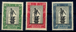 10 Bis 25 Pf Neptunbrunnen Tadellos Postfrisch, 25 Pf In B-Farbe, Mi. 130,--, Katalog: 217/19b **10 Till 25 Pf... - Otros & Sin Clasificación