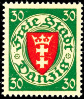 30 Pf. Wappen In Der Guten Type Xba Tadellos Postfrisch, Tiefst Gepr. Oechsner BPP, Mi. 200.-, Katalog: 198xba... - Otros & Sin Clasificación