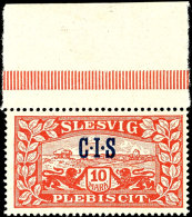 1920, 10 M. Mit CIS-Aufdruck, Tadellos Postfrischer Höchstwert, Gepr. Hochstädter BPP, Mi. 1.200,--,... - Autres & Non Classés