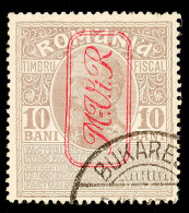 10 B Graubraun Tadellos Gestempelt, Mi. 45.-, Katalog: 6 O10 B Gray Brown Neat Cancelled, Michel 45.-,... - Other & Unclassified