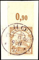 HO 9 11 07, Klar Und Zentrisch Auf Briefstück 3 Pf. Schiffszeichnung, Katalog: 7 BSHO 9 11 07, S.O.T.N On... - Togo