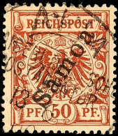 50 Pf. Tadellos Gestempelt, Mi. 85.-, Katalog: 6 O50 Pf. Neat Cancelled, Michel 85.-, Catalogue: 6 O - Samoa