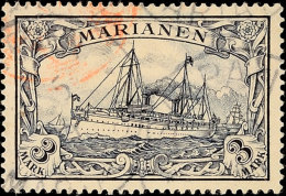 3 Mark Kaiseryacht O Winz. Erh. Gepr. Bothe BPP, Mi. 160,-, Katalog: 18 O3 Mark Imperial Yacht O... - Islas Maríanas