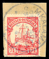 MKALAMA, Kabinettbriefstück Mit 7 1/2 Heller Mit Datum Vom 9.4.14, Katalog: 32 BSMKALAMA, Superb In Every... - África Oriental Alemana