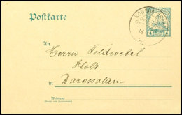 KONDOA-IRANGI 14.12 09 Auf GA-Karte 4 Heller Kaiseryacht Nach Daressalam, Katalog: P18 BFKONDOA IRANGI 14. 12... - África Oriental Alemana