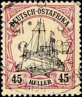 45 H In A-Farbe Tadelos Gestempelt, Mi. 45,-, Katalog: 28a O45 H In A-color Tadelos Used, Michel 45,-,... - Afrique Orientale