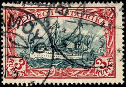 3 Rupien Ohne Wasserzeichen Tadellos Gestempelt BAGAMOYO 20/6 05, Mi. 230,--, Katalog: 21 O3 Rupee... - Afrique Orientale