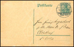 "COBLENZ PRINZ.HEINRICH-FLUG 1913 12.5.13", Klar Auf 5 Pfg. Ganzsachenkarte Mit Text Nach Ohrdruf, Pracht, Selten! ... - Otros & Sin Clasificación