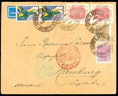 1934, 10. SAF, Brasilianische Post, Brief Nach Hamburg, Katalog: Si.281A BF1934, 10. SAF, Brazilian Post, Cover... - Otros & Sin Clasificación