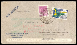 1933, 7. SAF, Brasilianische Post, Brief Mit Grünem Bestätigungsstempel, Katalog: Si.233A BF1933, 7.... - Otros & Sin Clasificación