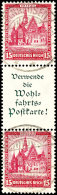 Nothilfe 1931: 15 Pf./Verwende .../15 Pf., Senkrechter Zusammendruck Tadellos Gestempelt, Ohne Die übliche... - Otros & Sin Clasificación